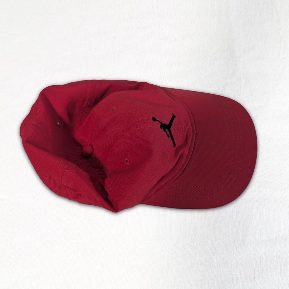 Nike Jordan Jumpman Youth Red Baseball Cap Hat Adjustable Strapback - Picture 3 of 4